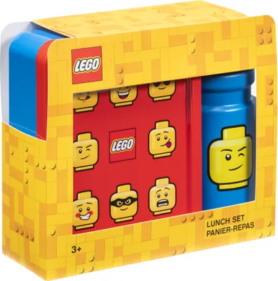 Produktbild von LEGO Trinkflasche + Brotdose LUNCH SET CITY blau