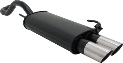 Image de Echappement sport Novus pour VW Polo 4 6N / 6N2 2x76 MS-Design Silencieux final ABE
