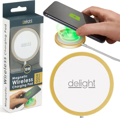 Produktbild von MagSafe Wireless Charger - Passend für aber nicht gemacht durch iPhone 12 & 13 & 14 / Samsung - Gold