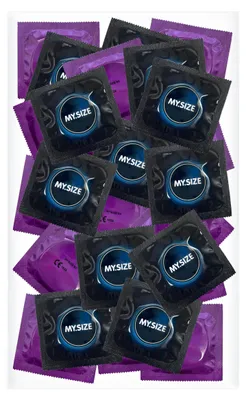 Immagine prodotto di MY.SIZE preservativi 69 mm, 50 Pezzi in sacchetto – preservativi per uomini, misura XXXL con vestibilità ampia
