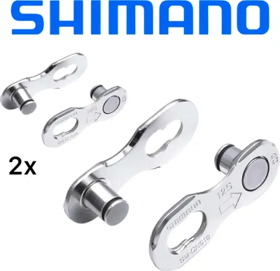 Produktbild von Shimano Fahrrad Kettenschloss SM-CN910 12-fach (2 Paare)