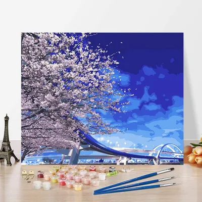 Obrázok produktu pre Sada na maľovanie podľa čísel – olejové farby – 40x50 cm