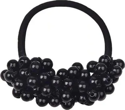 Produktbild von J&W Haargummi für Frauen Kreshn schwarz One size