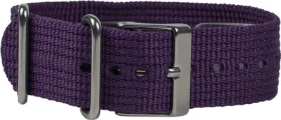 Produktbild von Uhrenarmband Ersatzband Textil violett 20mm  Timex T2N648