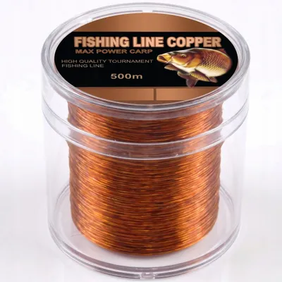 Produktbild von Kupfer-Angelschnur Für Karpfen, Feeder, Grundangel Und Schwimmer, 0,25 Mm, 13 Kg, 500 M