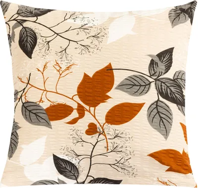Produktbild von Krepp-Muster - 40x40 cm - Orange,Grau,Beige