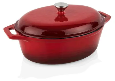 Produktbild von 2x Bräter, 29 x 21 x 10,5 cm, rot, emailliert