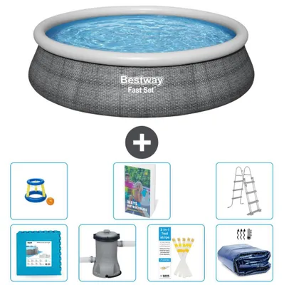 Zdjęcie produktu dla Basen Bestway Fast Set, okrągły - 457x107 cm - 6 elementów, model S403