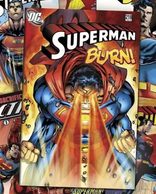Obrázek produktu pro SUPERMAN – DC COMICS – Burn! – 40 x 50 cm – Plakát