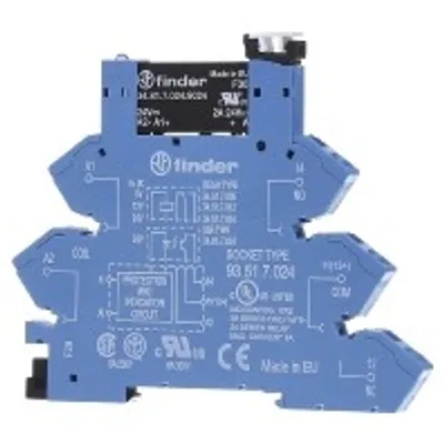 Produktbild von Finder 38.91.7.024.9024 Koppelrelais 2A 24VDC Zugfederklemme SSR 1S