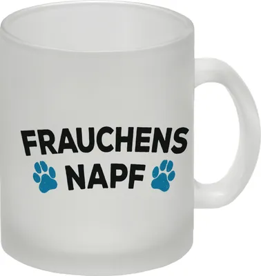 Produktbild von Frauchens Napf Glas Tasse