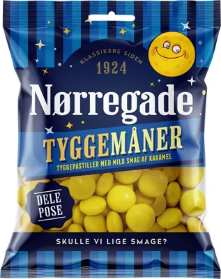Produktbild von Noerregade Tyggemaener 270g - Bonbons mit Karamellgeschmack