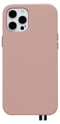 Image de ARTEFAKT, Etui pour Apple iPhone 12 / 12 Pro en cuir Elysée, Rose