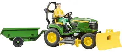 Produktbild von Utility Vehicles - bworld John Deere Traktor mit Anhänger und Gärtner