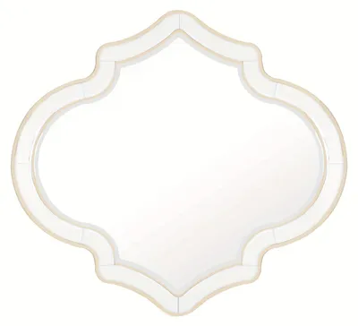 Zdjęcie produktu dla Lustro ścienne - Lustro dekoracyjne - Lustro do wnętrz - Lustro o nieregularnym kształcie - 88x80 cm