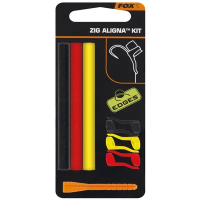 Obrázek produktu pro Fox Fishing Edges Zig Alignas Kit Black/Red/Yellow