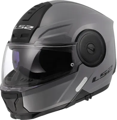 Obrázek produktu pro Modulární přilba LS2 FF902 SCOPE II Solid Shiny Nardo Grey velikost M