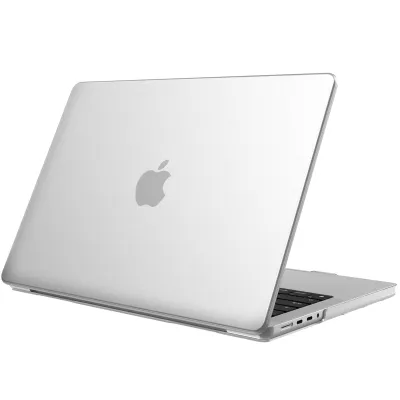 Produktbild von FINTIE Schutzhülle kompatibel mit MacBook Pro 14 Zoll M5 M4 M3 M2 M1 Pro/Max (2025-2021) A3434 A3112 A3401 A3185 A2992 A2918 A2779 A2442, dünne leichte Schutzhülle aus Hartplastik, transparent gefrostet