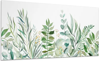 Produktbild von Pflanzenblattmuster – Selbstklebende Fliesen – Wandverkleidung – Wandpaneel – PVC Fliesen – Vinylflisen – PCV Flisen – Selbstklebend – Wanddeko –100 x 50 cm