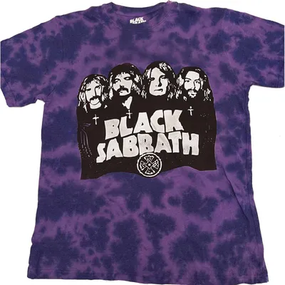 Immagine prodotto di Black Sabbath - Maglietta Batik per bambini RO5872 (128) (Viola)
