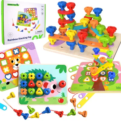 Image de TOOKY TOY Tableau multifonctionnel Jeu de couleurs