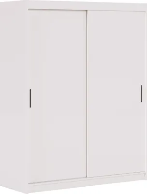 Produktbild von FurMeb24 LAUROS Kleiderschrank 120x208 cm - Wei - mit Schubladen