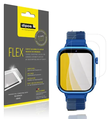 Immagine prodotto di 2x Pellicola protettiva per RUXINGX AB40, rivestimento al 100%, Protezione dipos Flex