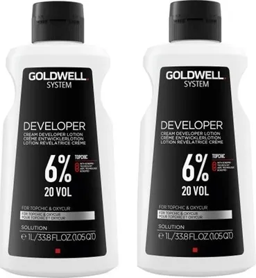 Zdjęcie produktu dla Goldwell Topchic Lotion 20 VOL 6% 2x 1000ml