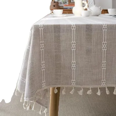 Imagen del producto de Mantel, reutilizable, diseño elegante, 140x260 cm, color gris