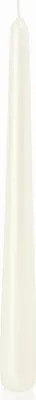 Produktbild von Konische Kerzen (Spitzkerzen) Elfenbein 400 x 25 mm, 6 Stück