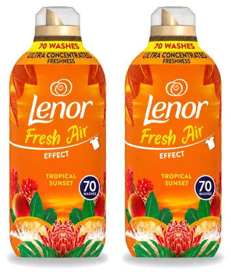 Produktbild von 2 x Lenor Weichspüler Tropical Sunset - 980 ml - Vorteilspackung - 2 Stücke