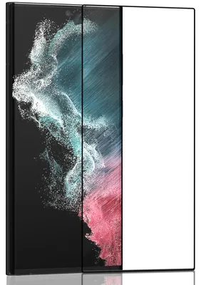 Obrázek produktu pro 1-balení Samsung S22 Ultra Ochranné sklo na displej - Tvrzené sklo 9H - Super kvalita 3D