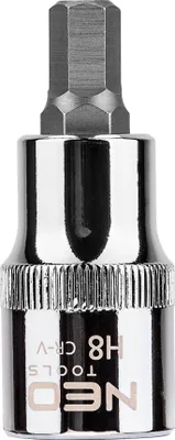 Produktbild von NEO TOOLS Steckschlüsseleinsatz 08-773 55mm Chrom-Vanadium-Stahl Werkzeugstahl