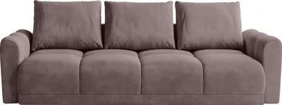 Produktbild von BroMARKT Sofa NUBES Schlaffunktion Bettkasten Couch 236x72x94cm Rosa