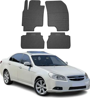 Zdjęcie produktu dla 2006-2014 Gumowe dywaniki podłogowe Chevrolet Epica czarne 4 szt