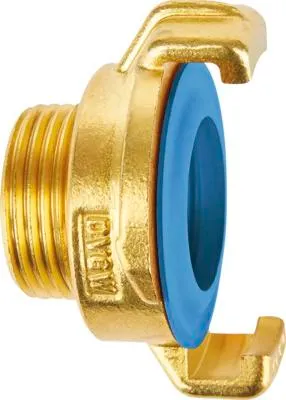Produktbild von Gewindestück GEKA Messing DVGW  Außengewinde 13 mm (1/2)"