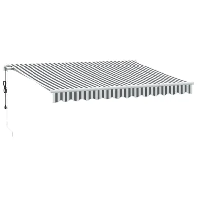 Produktbild von Markise Automatisch mit LED Anthrazit & Weiß 350x250 cm