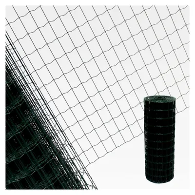 Produktbild von Gartenzaun 0,6x25 m Maschendrahtgitter Teichzaun 7,5x5 cm Schweißgitterzaun
