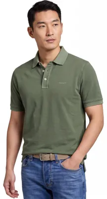 Produktbild von Gant Polo grün einfarbig 3 Knöpfe Sunfaded SS Kurzarm