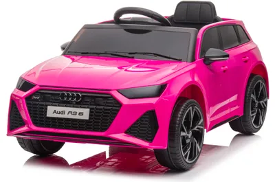 Produktbild von Kinder Elektroauto AUDI RS6  Kinder Elektro Auto - Kinderauto mit Fernbedienung - Fahrzeug mit 2 x 12V Motoren - USB - SD - Aux - Mp3 (Rosa)
