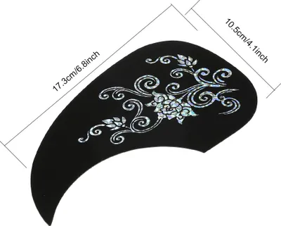 Zdjęcie produktu dla 2szt Pickguard S Naklejka Pickguard do Gitary Akustycznej   Ten Produkt Jest Profesjonalną Naklejką Gitarową 2szt Pickguard S Naklejka Pickguard do Gitary Akustycznej