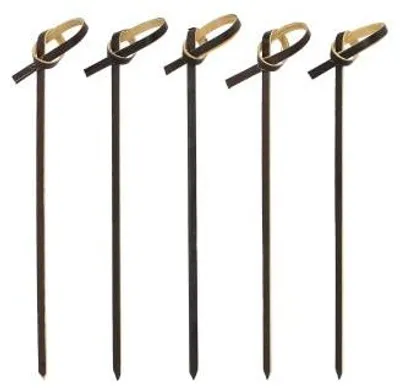 Produktbild von Fingerfood - Picker 10 cm schwarz "Knoten"