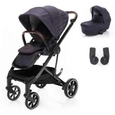 Obrázek produktu pro ZOPA Set kočárek Quest+ korba+ adaptéry, Midnight Navy/Black