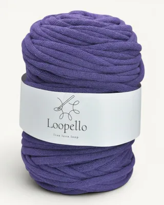 Produktbild von Loopello Baumwollkordel Pro 9 mm 100 m – Violett
