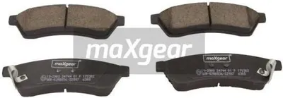 Obrázok produktu pre 1 Brzdové doštičky MAXGEAR brzdové doštičky REAR 19-2908