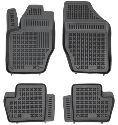 Productafbeelding van Rubber Auto Vloermatten voor DS4 2011-2015 - Antislip, Zwart