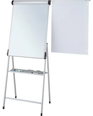 Produktbild von MAUL Flipchart MAULpro 60 x 77 x 200 cm mobil höhenverstellbar silber