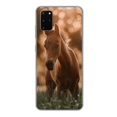 Produktbild von MuchoWow® Handyhülle Schutzhülle Hülle für Samsung Galaxy S20 Plus Pferd - Licht - Landschaft Silikon Softcase Handy Hülle - Hartschale