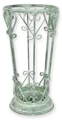 Immagine prodotto di Casa Padrino Portaombrelli in metallo verde antico Ø 28 x H. 54,3 cm