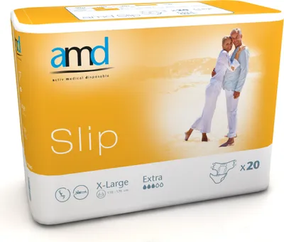 Image de AMD Slip Extra XL - 1 paquet de 20 protections